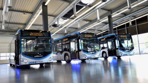 Außergewöhnliches Design für fünf Mercedes-Benz Citaro beim Omnibusverkehr Spillmann