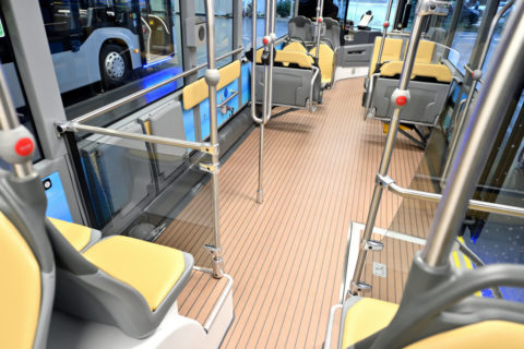 Außergewöhnliches Design für fünf Mercedes-Benz Citaro beim Omnibusverkehr Spillmann Foto: Fahrzeug Skipper 