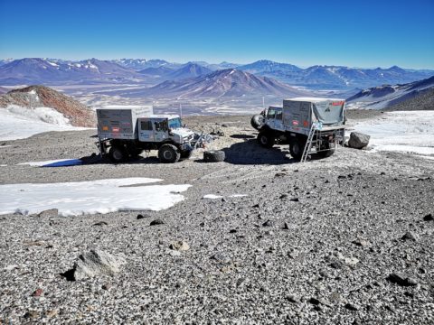 High Altitude Truck Expedition 2019: Zwei Unimogs fahren in Chile auf 6.694 Meter - Höhen-Weltrekord