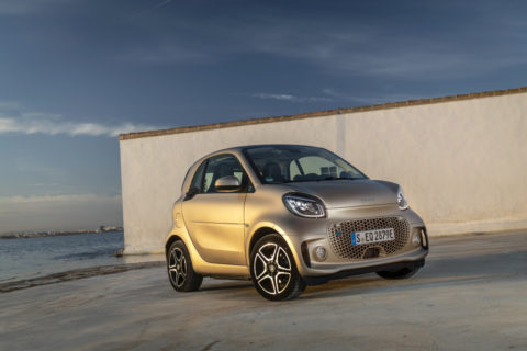 smart ist 2020 Gewinnspielpartner von “Germany´s Next Topmodel” Foto: smart fortwo EQ Coupé