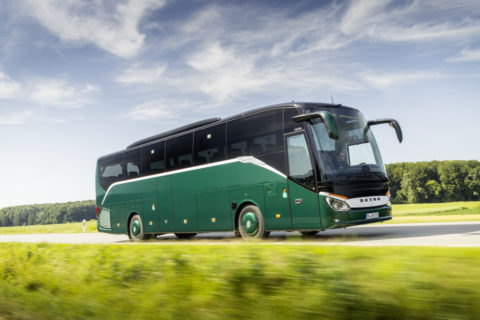 Jubiläum: 65 Jahre Setra Clubbusse  Foto: Ein Setra Setra S 515 HD (2019)