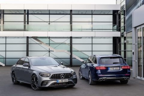 Umfangreiches Update mit frischer Optik und noch sportlicherer Ausstattung: Die neuen Business-Class-Modelle E 53 4MATIC+ Limousine und T-Modell