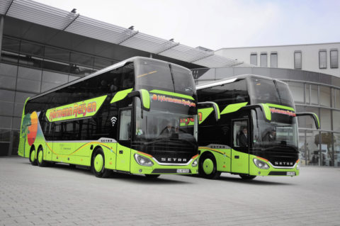 Zwei neue Setra 5-Sterne-Doppelstockbusse bei Hörmann-Reisen im Einsatz