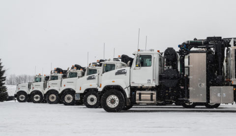 Daimler Trucks lieferte 200.000sten Western Star aus Foto: Die Western Star Lkw Flotte von Joe Johnson Equipment  