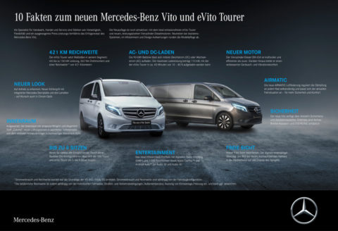 Vorstellung: Der neue Mercedes-Benz Vito und eVito Tourer - Attraktives Upgrade für den Transporter mit Stern 