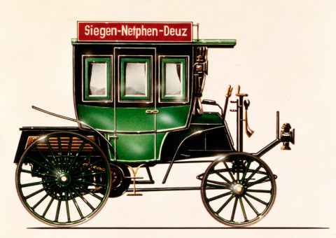 Vor 125 Jahren: Erster Omnibus mit Verbrennungsmotor von Benz & Cie