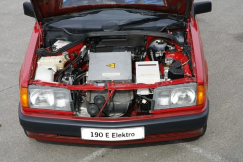 1990 Ein Pionier der E-Mobilität: Der Mercedes-Benz 190 mit Elektroantrieb