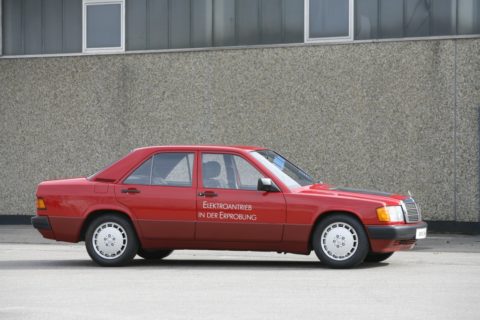 1990 Ein Pionier der E-Mobilität: Der Mercedes-Benz 190 mit Elektroantrieb