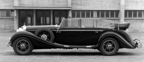 Rollende Pracht: Der Repräsentationswagen Typ „Großer Mercedes“ Foto: Cabriolet F aus dem Jahr 1936 mit integriertem Kofferraum