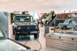 Das Mercedes-Benz Museum ist wieder geöffnet Foto: Die Sonderausstellung „G-Schichten. 40 Jahre G-Klasse ist bis Ende September 2020 im Mercedes-Benz Museum zu sehen.